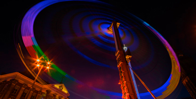Ferris Wheel Lights - Slow Shutter Speed