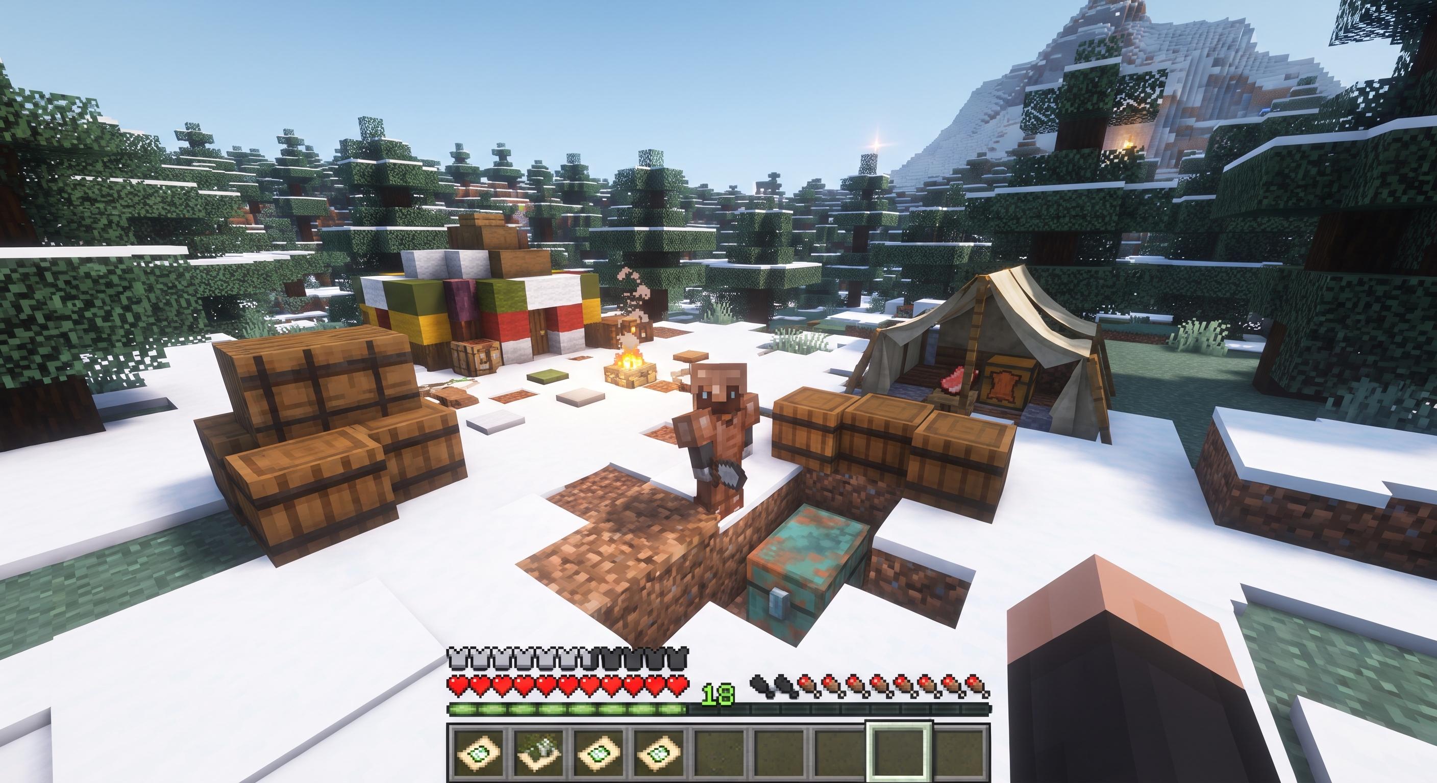 Loot Mechanics in an Abandoned Camp Minecraft 26.3