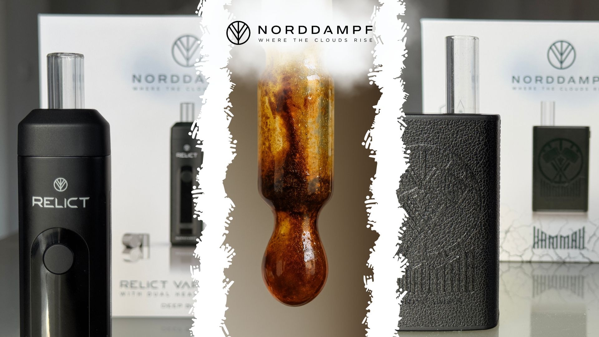 Norddampf Vaporizer Relict und Hammah mit Harz