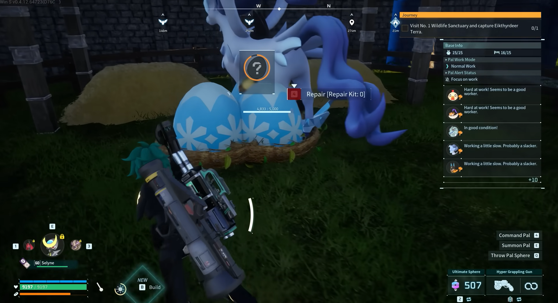 How Breeding Speed Works in Palworld
