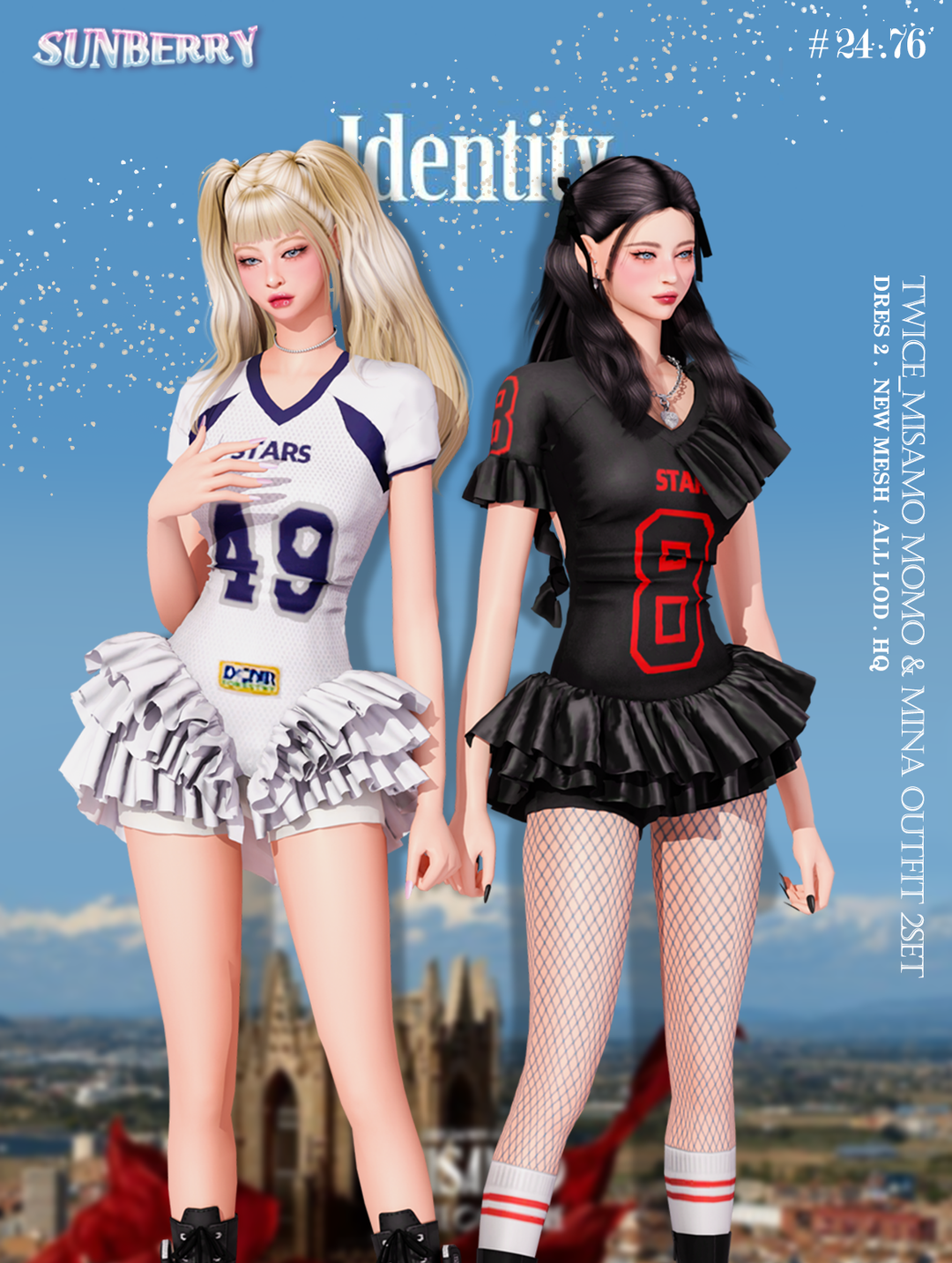 Mono and Mina Outfit Set