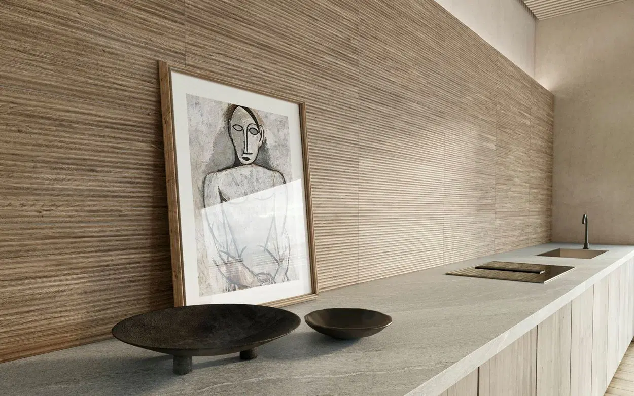 Jackson Honey Textured Rectified Wall Tiles by Peronda
