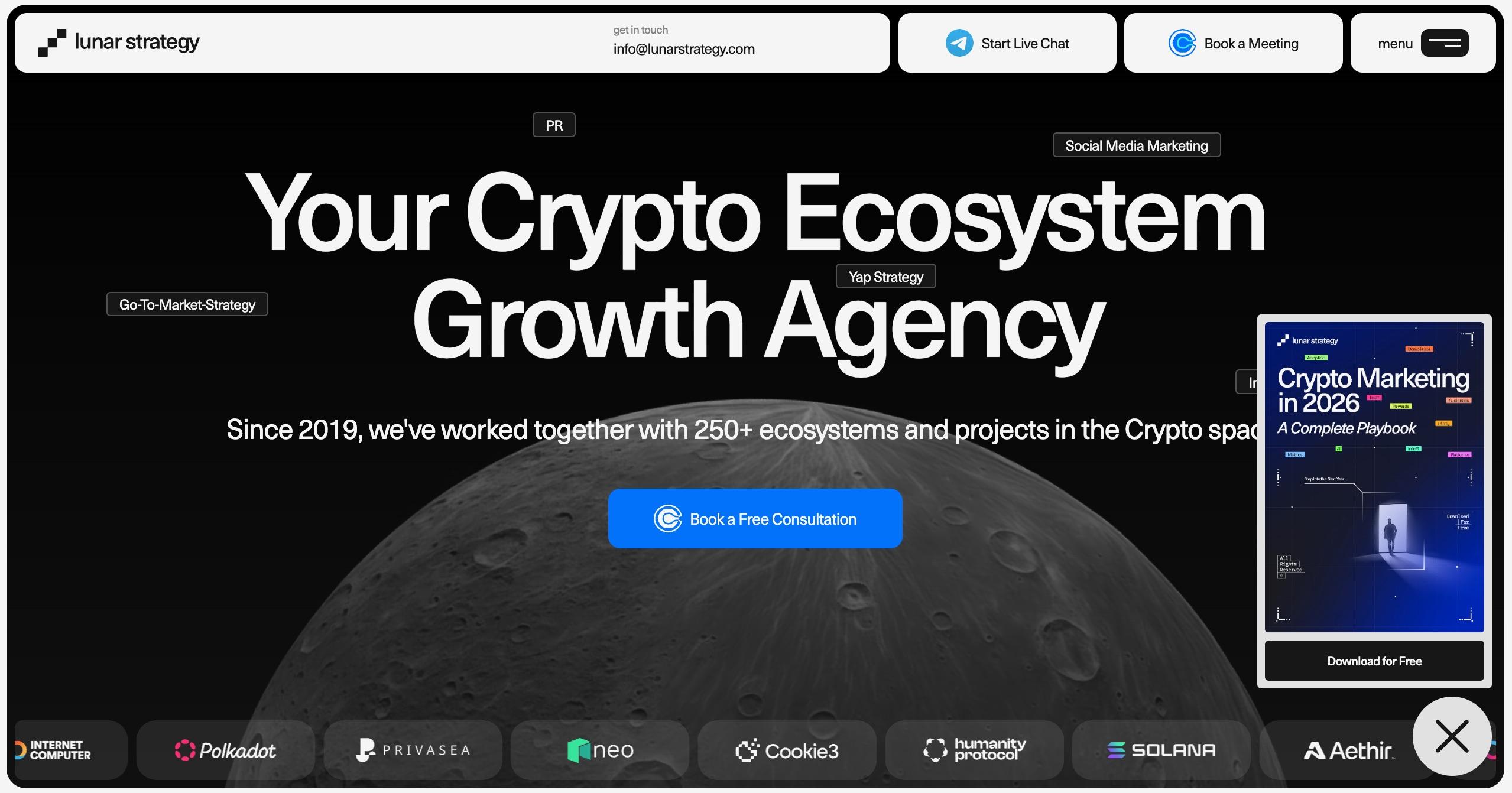 Lunar Strategy - Best Crypto Marketing Agencies