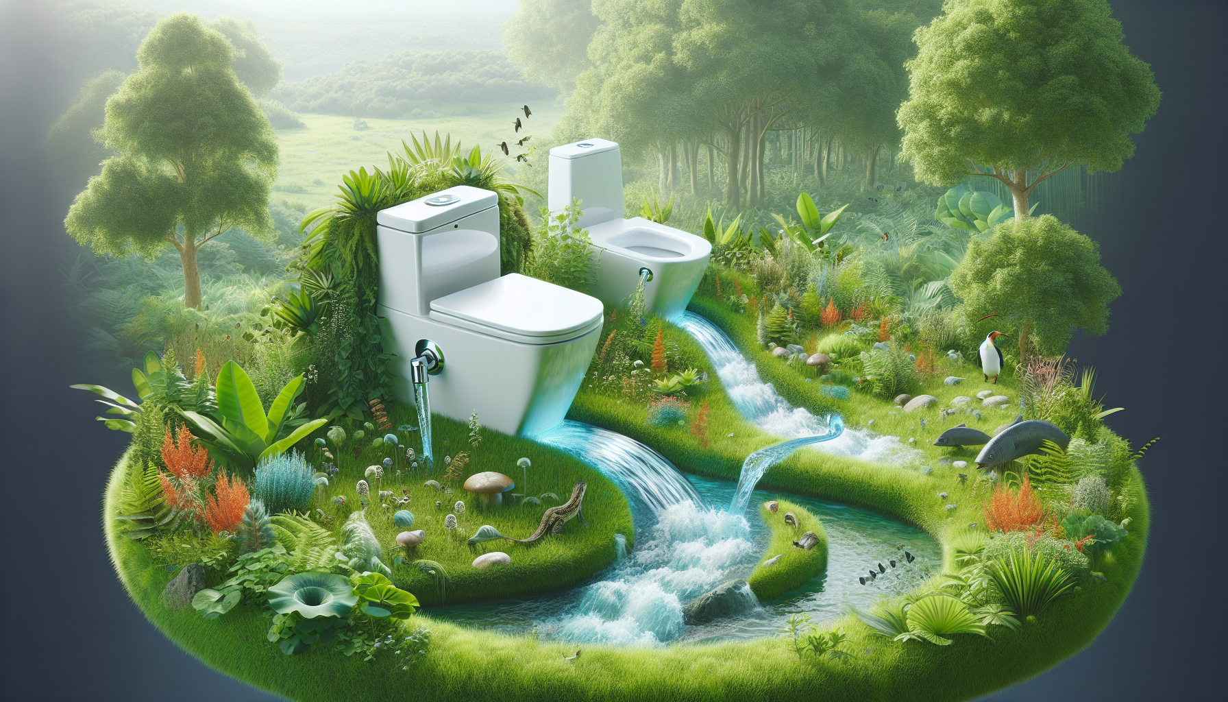 Environmental impact of dual flush technology
