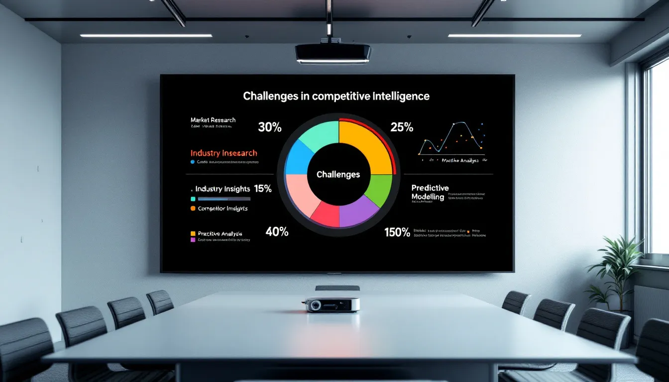 Common challenges in competitive intelligence.