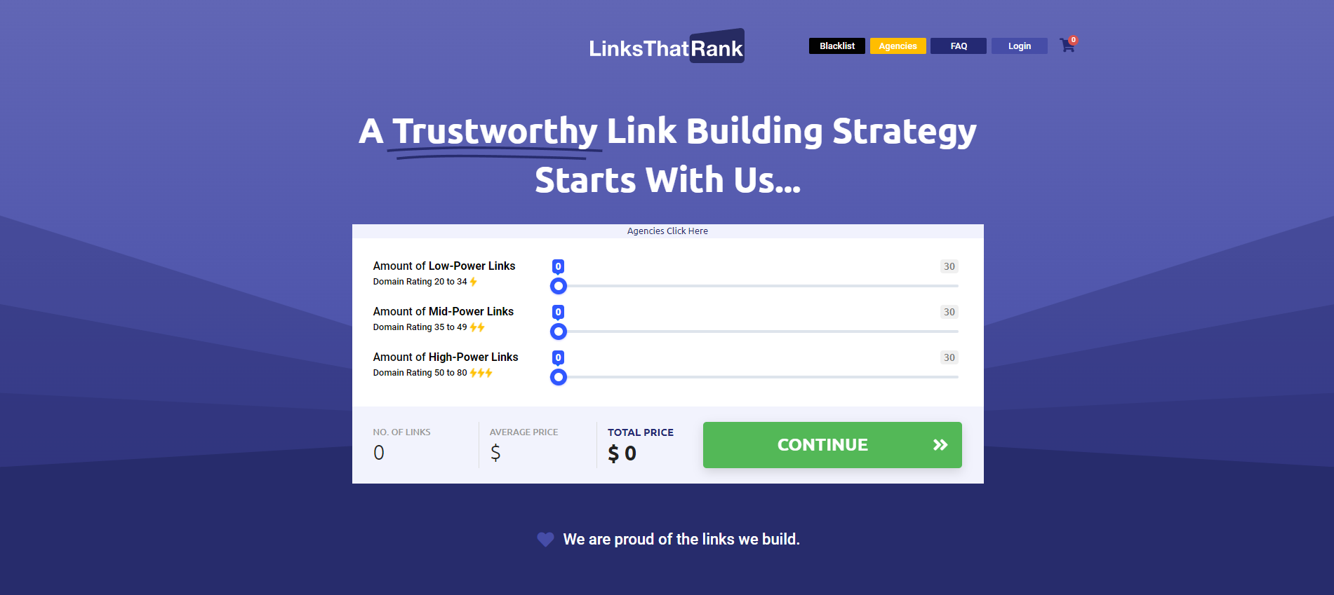 linksthatrank homepage