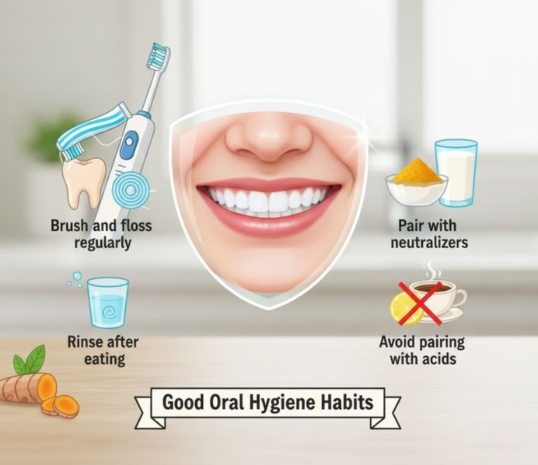 How to Prevent Turmeric Stains on Teeth