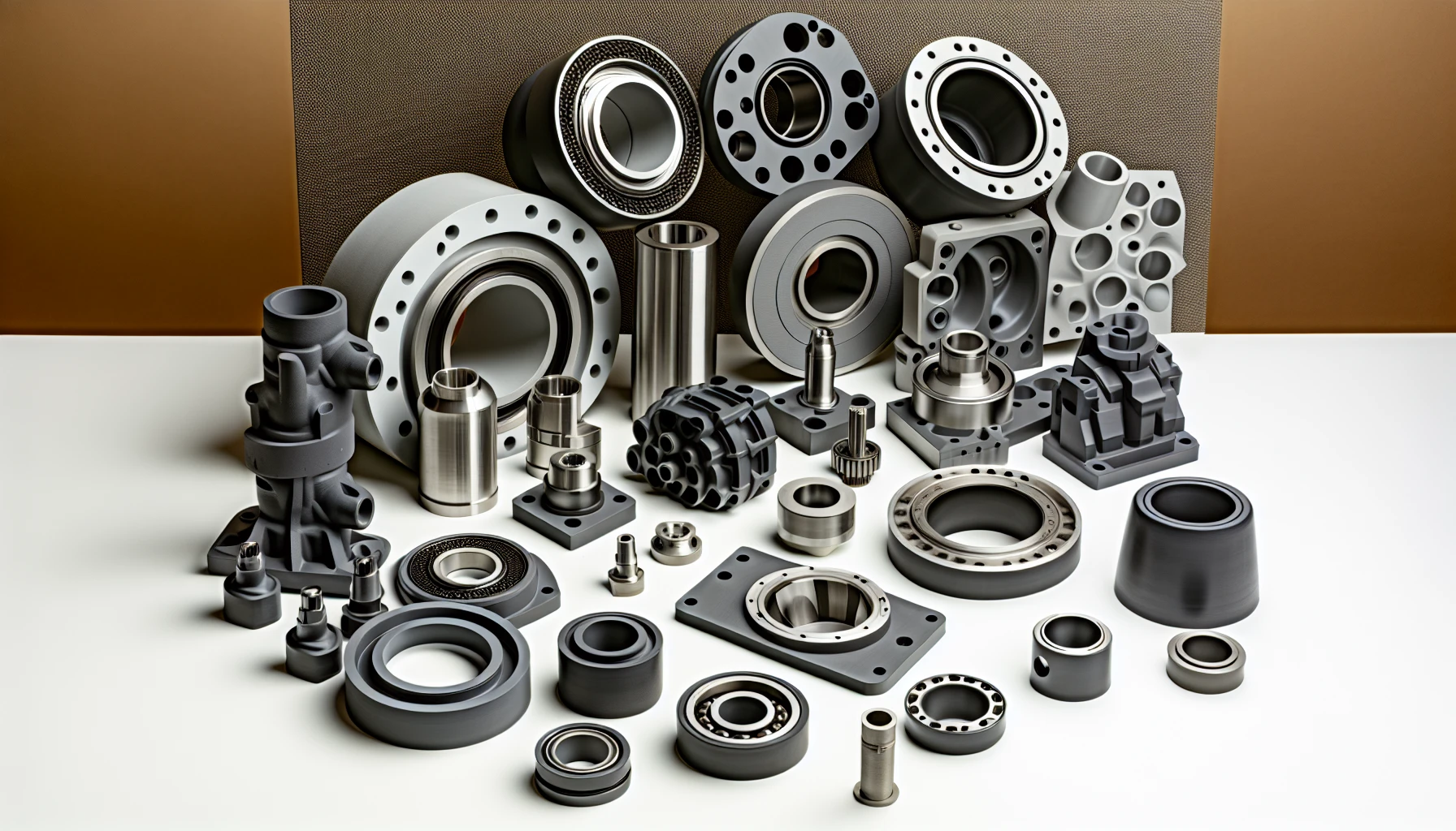 Various industrial components made from PPS