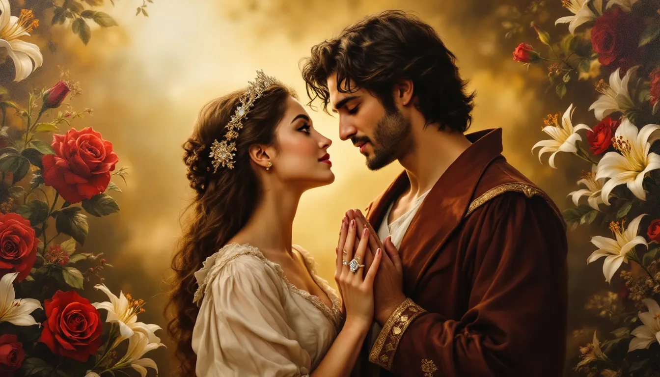 A historical representation of the significance of Romeo y Julieta, with a blurred image of vintage cigars in the background.