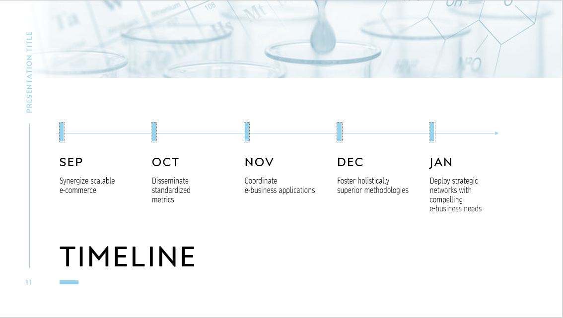 Timeline layout