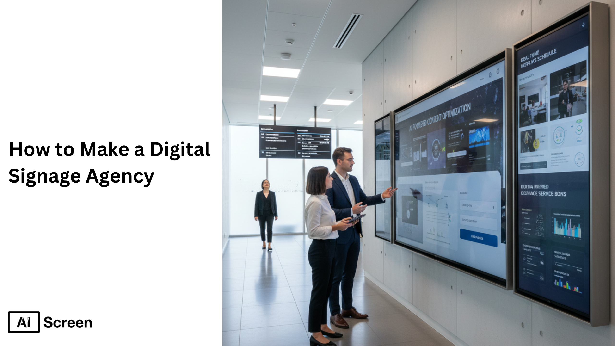 digital signage agency business model