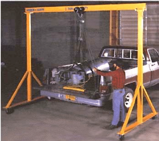 Transportation and storage of A-Frame Cranes