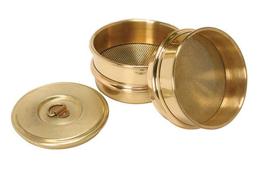 Sieve sets and accessories including pans and covers