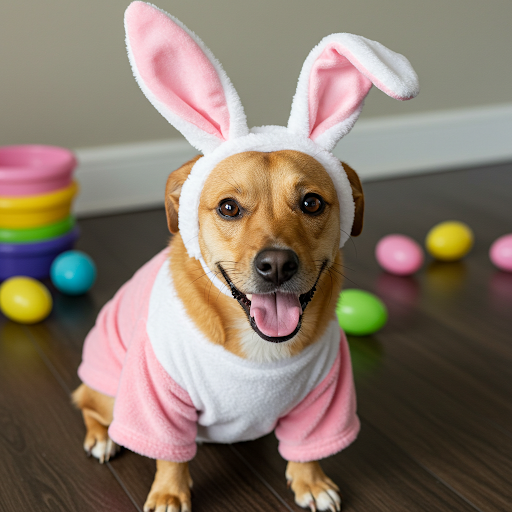 Fun colors for a happy spring and playing dress up with your dog. Don't forget to shop for your pet! They like to play too