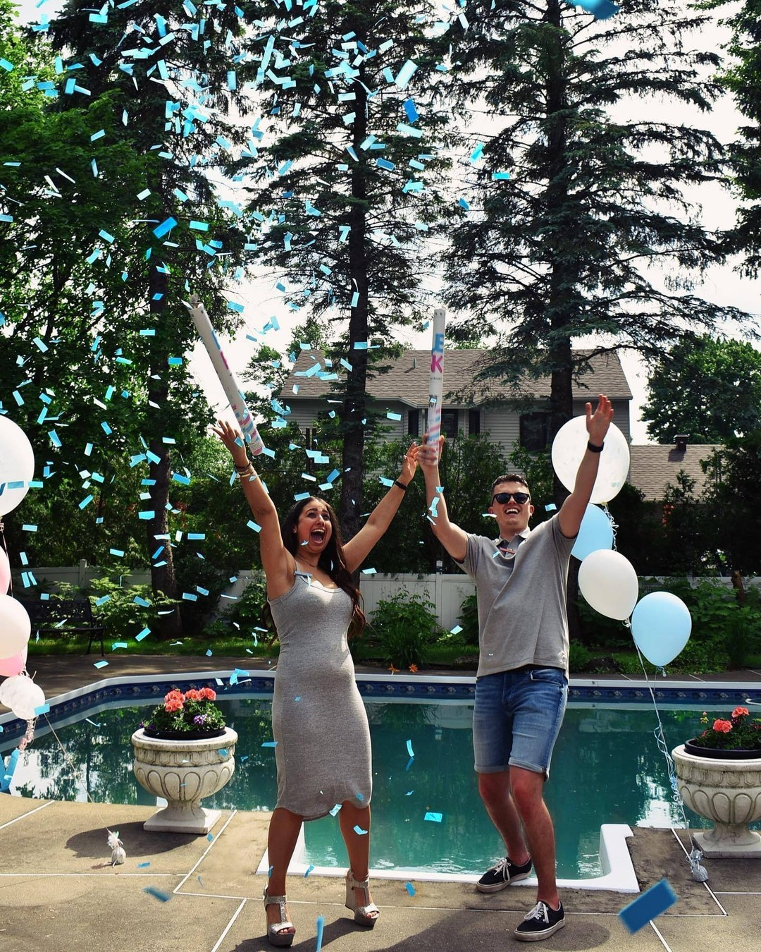 Ballon bulle Gender Reveal –