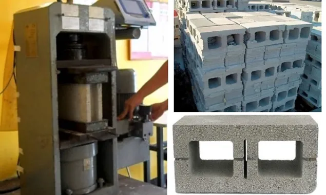 Concrete masonry testing process