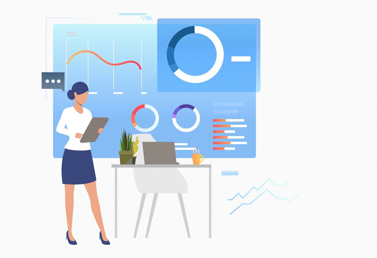 Financial expert analyzing business data diagrams. Source: https://www.freepik.com/free-vector/financial-expert-analyzing-business-data-diagrams_5576142.htm#fromView=search&page=1&position=29&uuid=381ce98f-36c6-4bfd-8766-f9de9338c0f6