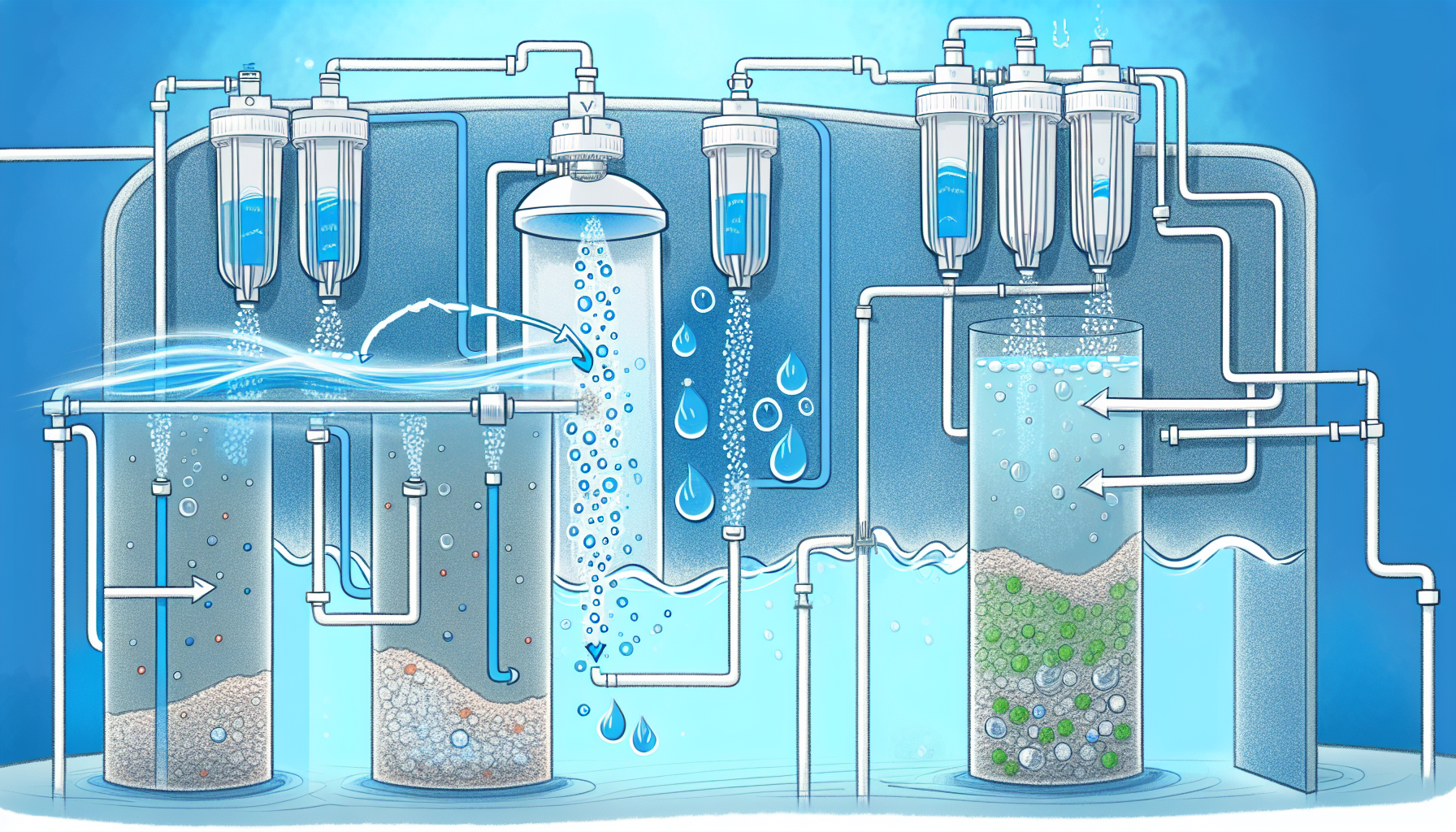 Reverse osmosis water filtration process