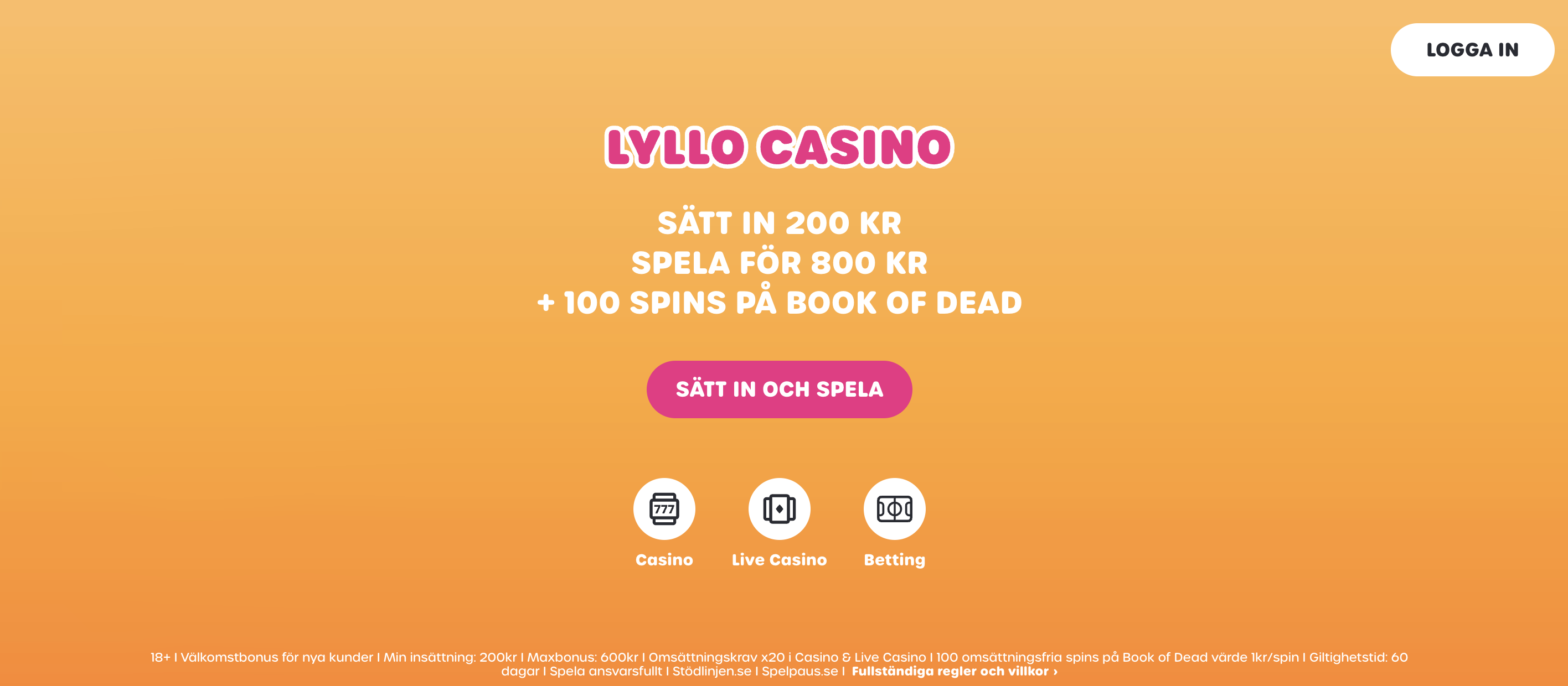 Lyllo Casino bonus