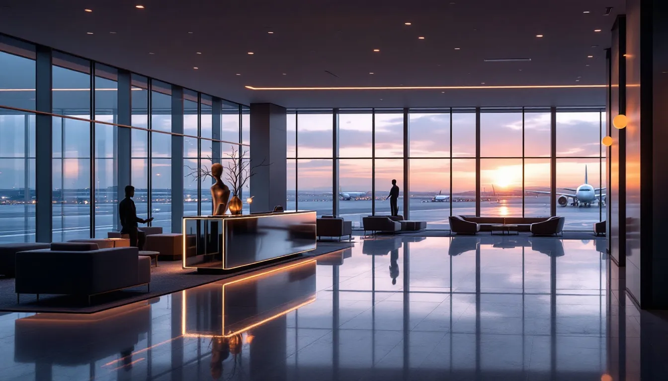 Zugang zu exklusiven Flughafen-Lounges mit der American Express Platinum Card.
