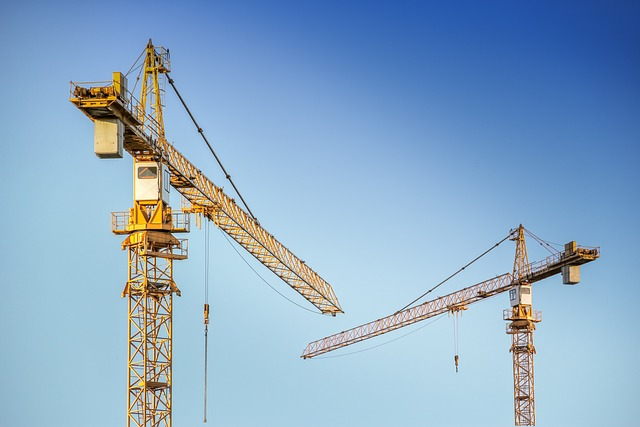 cranes, construction, load crane