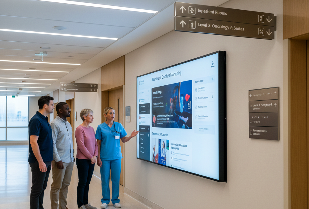engage in content marketing for healthcare
