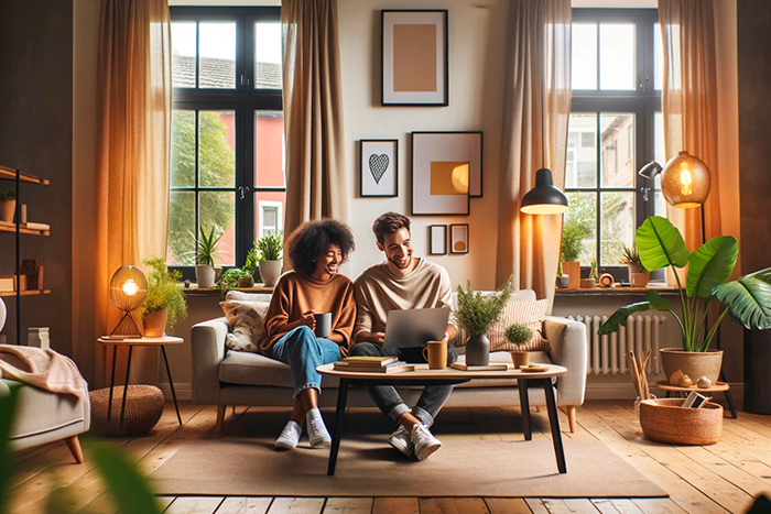 Airbnb guests spend time in their Airbnb rental after check in process