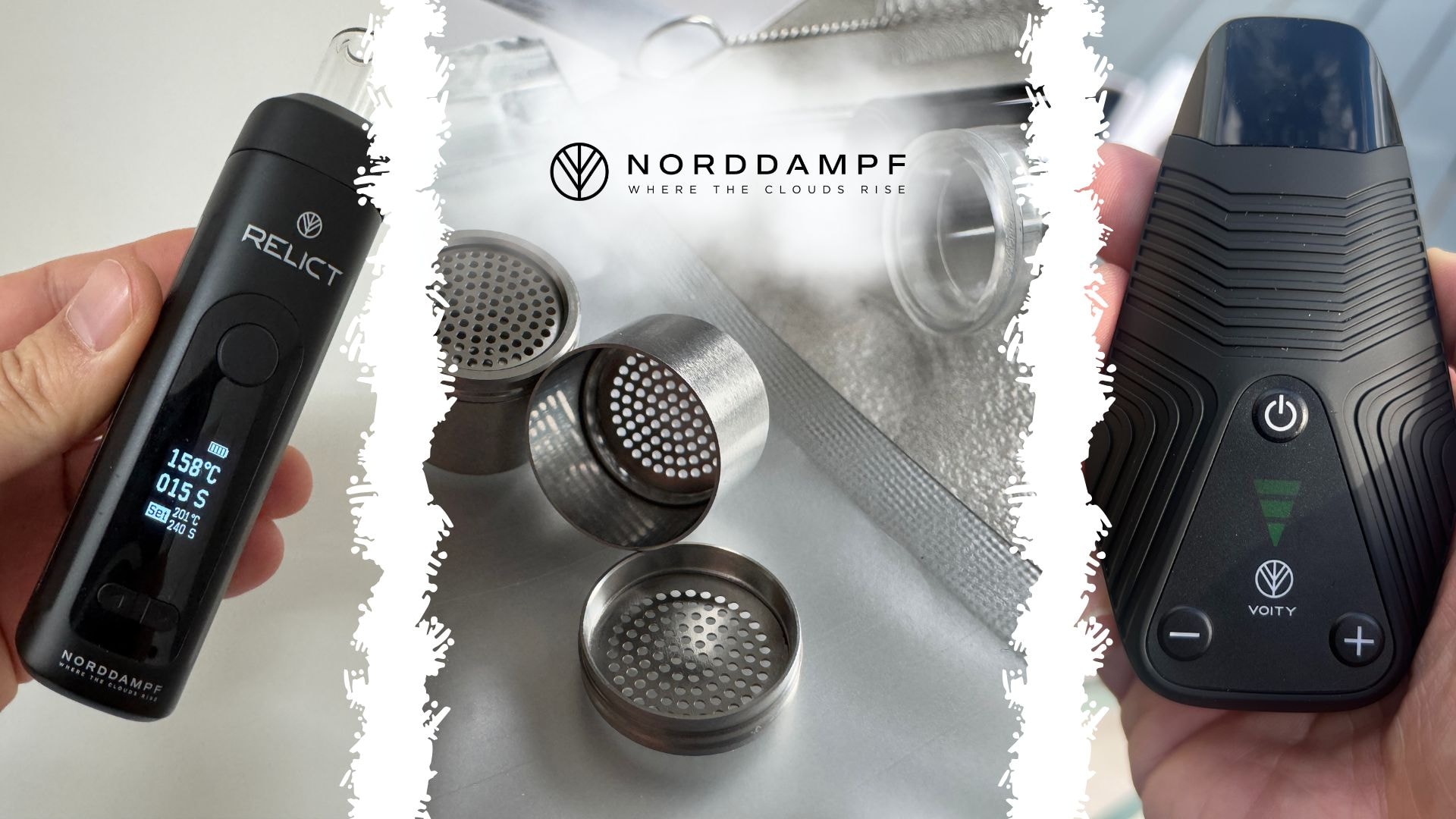 Vaporizer von Norddampf mit allem nötigen Zubehör – auch zur Reinigung