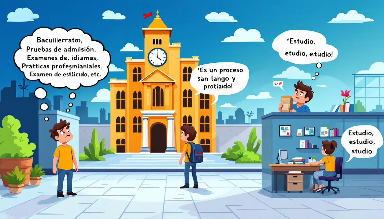 Proceso para obtener el título profesional que incluye varios requisitos.