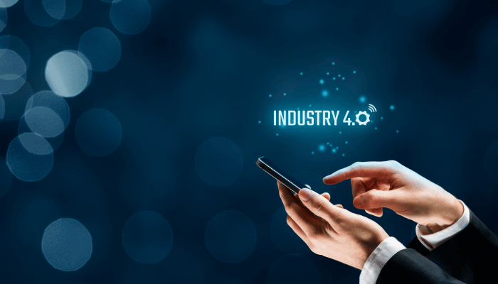 Searching Industry 4.0 on a smartphone.