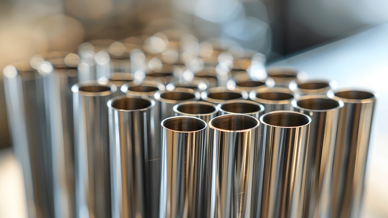Steel tubes cut into shorter pieces for better fitting in different materials