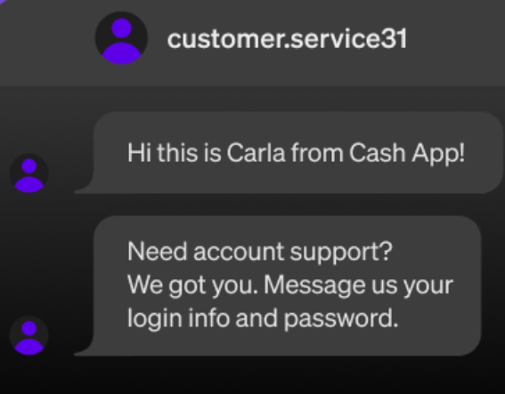 cash app scams