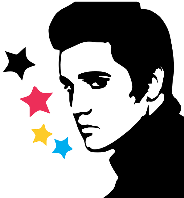 elvis presley, young, rock star