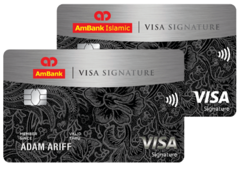 AmBank Visa Signature - Premium credit card with zero annual fee