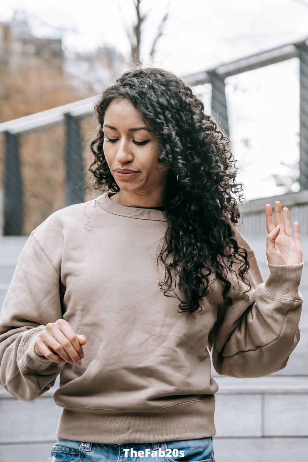 Woman holding up hand, ignoring someone they love - Although you may feel guilty ignoring someone you love, it may be necessary at times