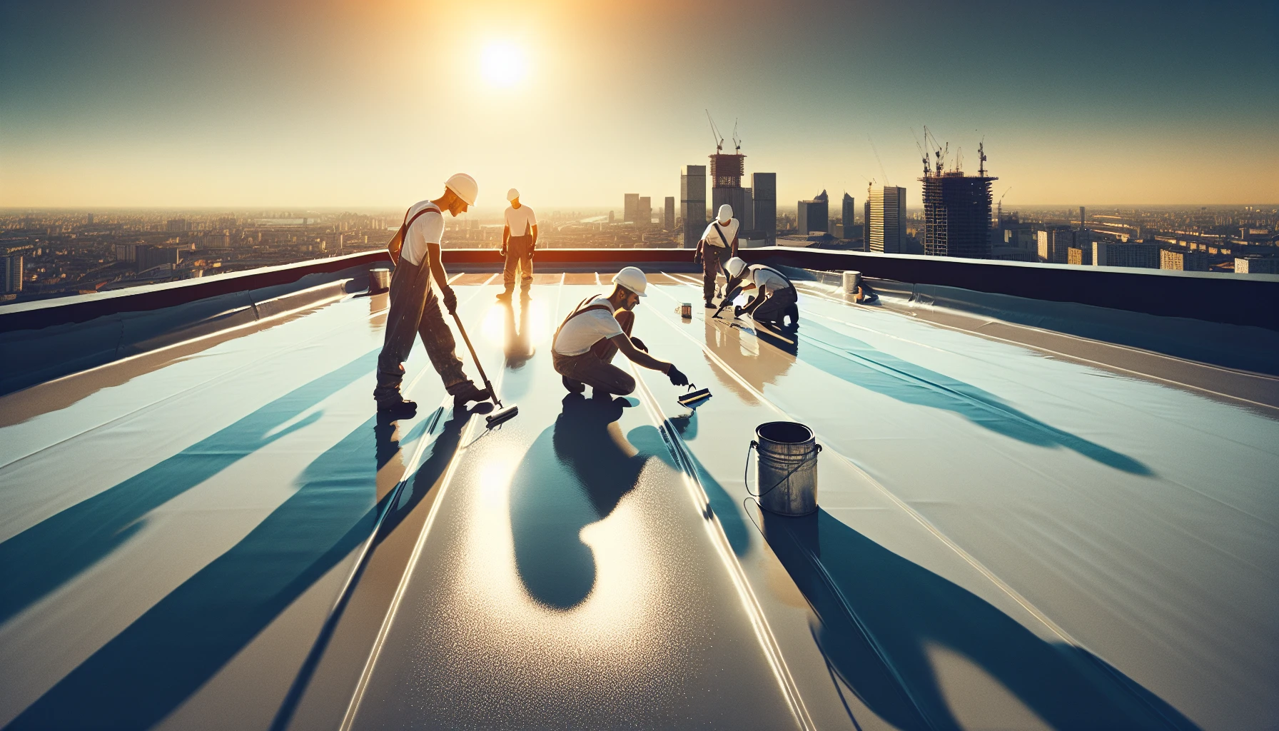 Commercial Roof Coatings Application