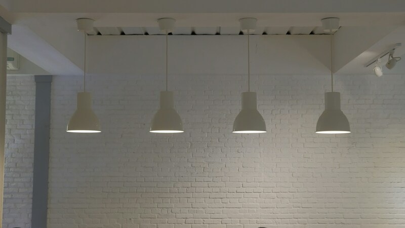 Lights with LED BR light bulbs
