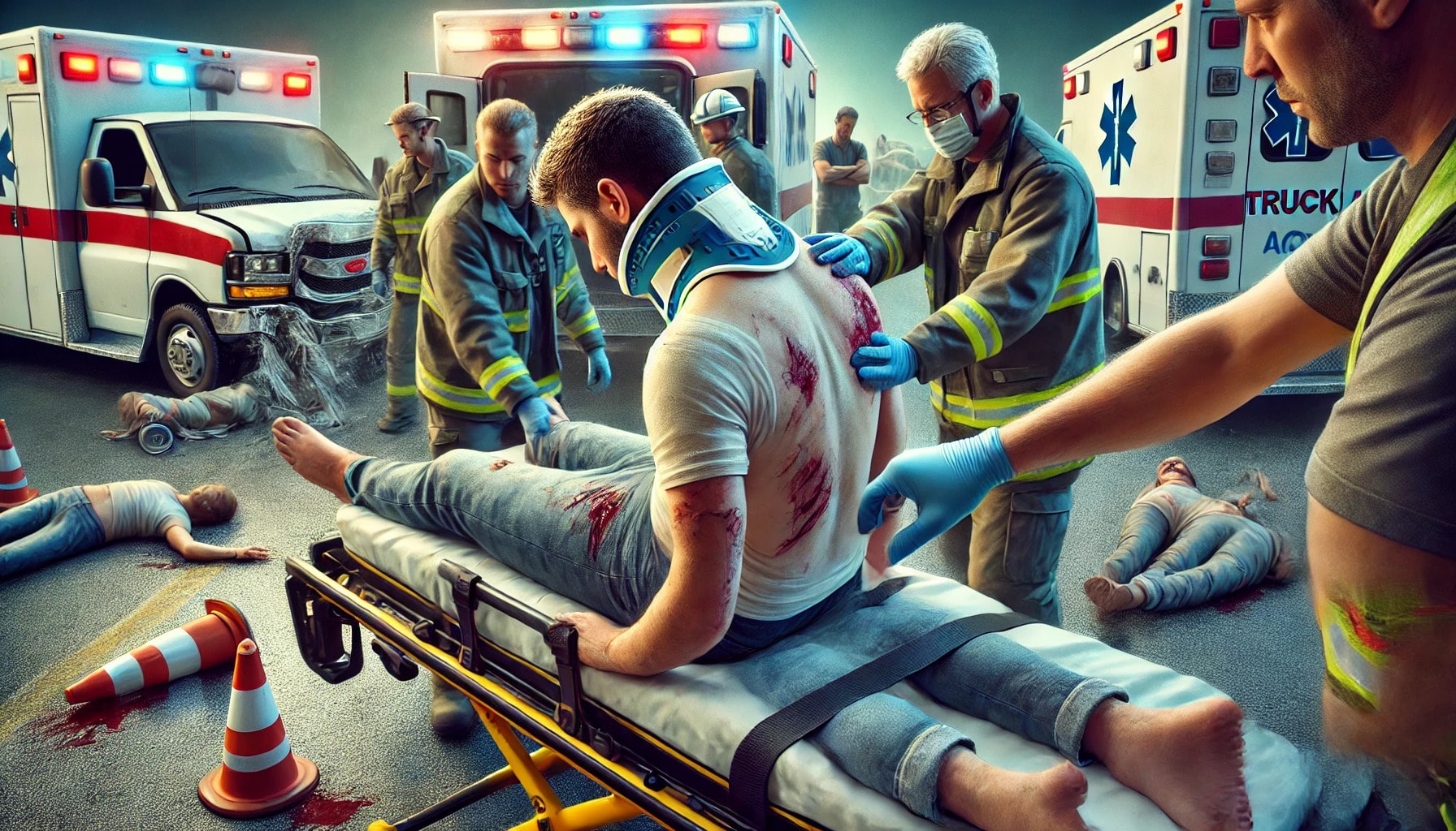 Victims of truck accidents frequently suffer from spinal cord injuries, traumatic brain injuries, internal organ damage, and severe fractures.