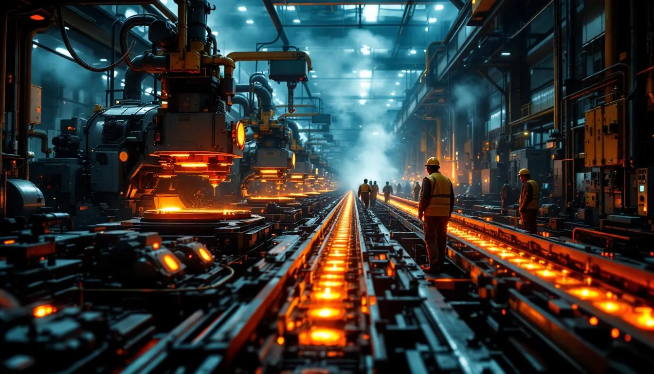 Advanced technologies utilized in die casting factories for improved efficiency.