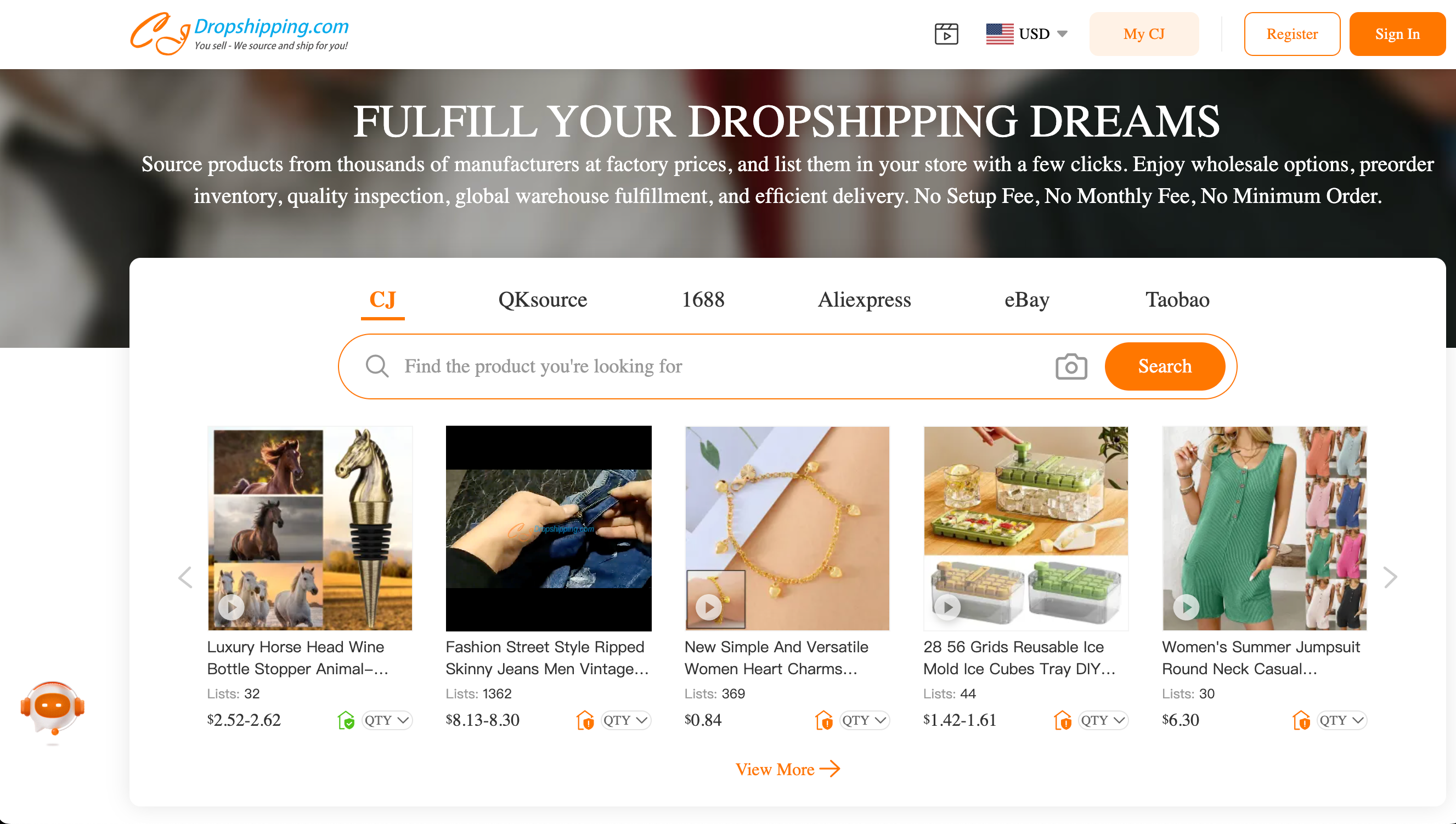 CJdropshipping covers most of the factors necessary for a reliable dropshipping supplier