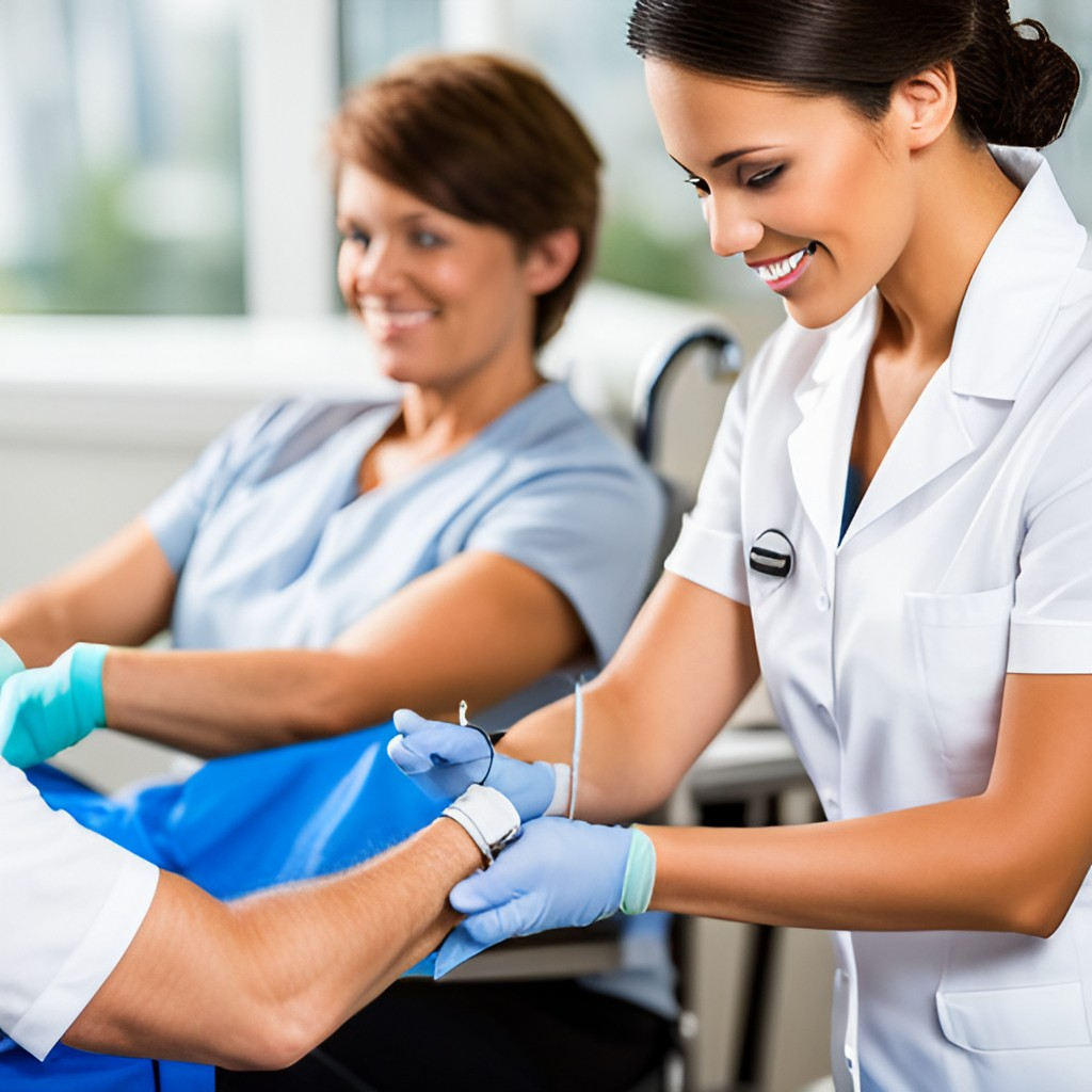 A professional mobile phlebotomist providing highest quality service