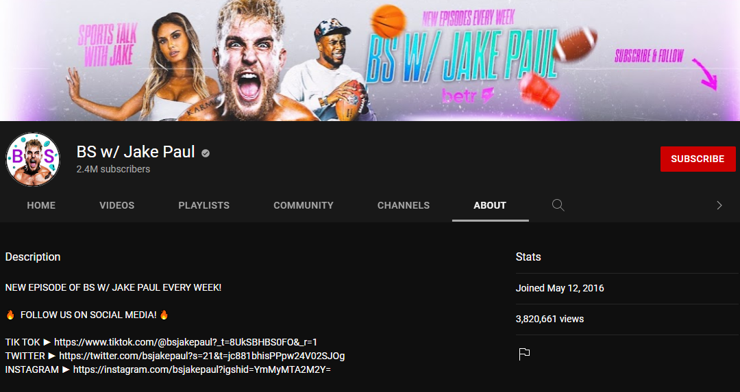 Jake Paul YouTube Career