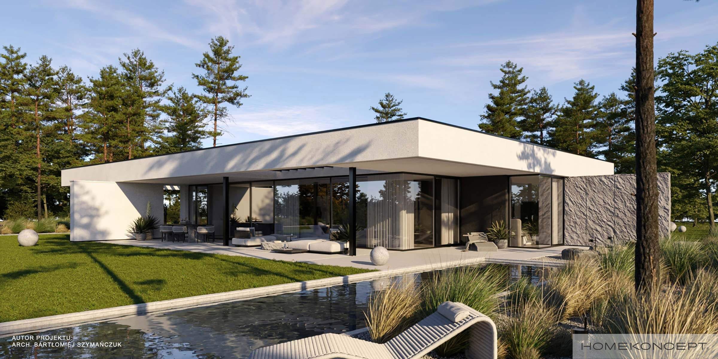Projekt domu parterowego HOMEKONCEPT 112 G2