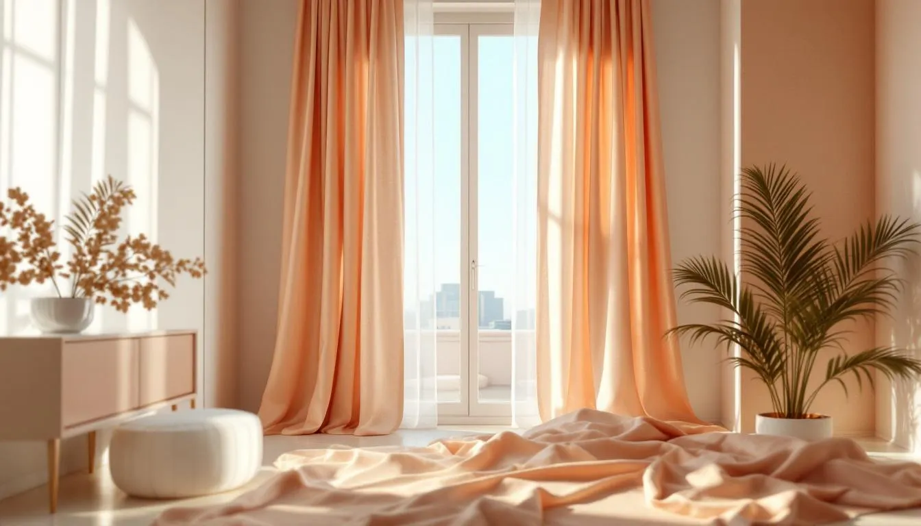 An overview of curtain shampooing services in Dubai, showcasing clean and vibrant curtains.