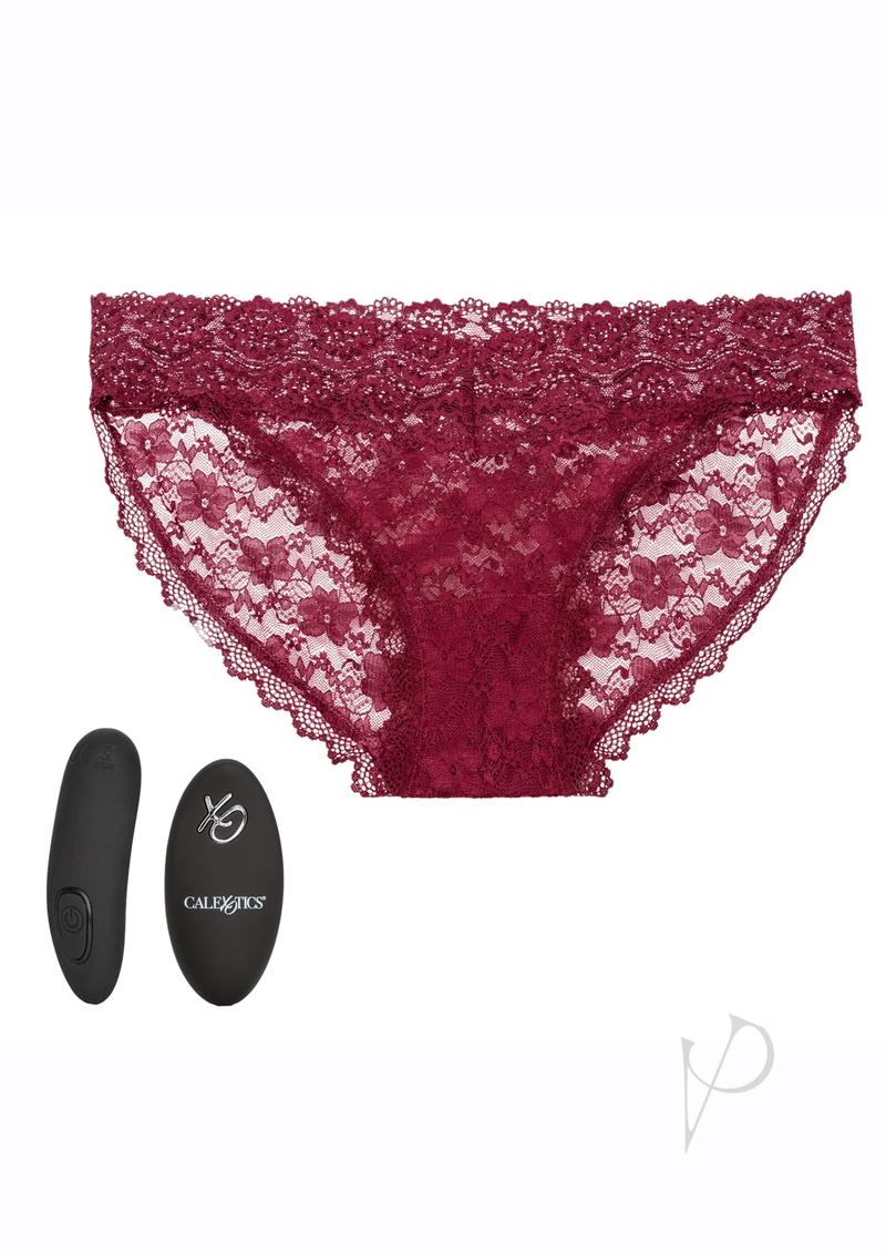 Remote Control Lace Panty Set L/xl Red