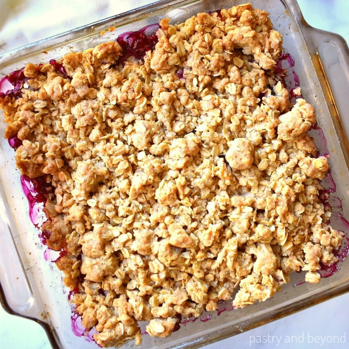 Apple and Blueberry Crumble, Dessert Ideas For Family Dinner