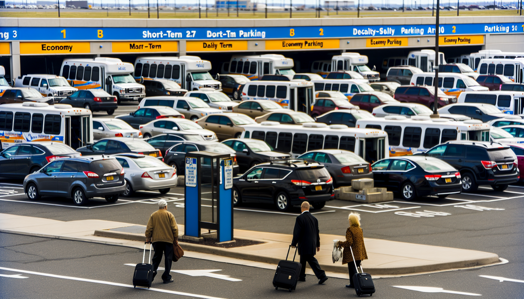 Newark Airport Parking Area