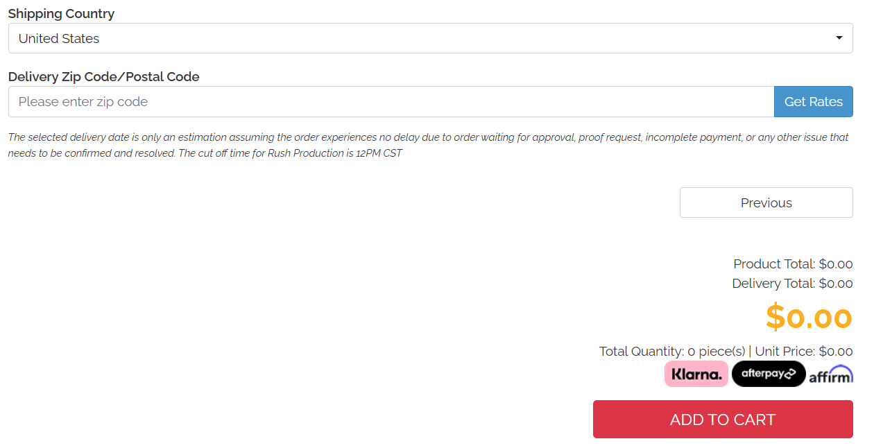 Place Your Order for Fast Delivery