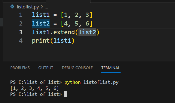 Python extend() function  Why do we use Python List extend