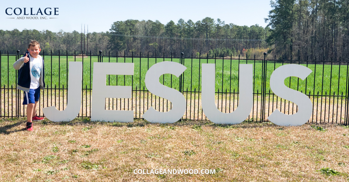 We are so proud to partner with churches to create custom wall letters. We ship across the US.